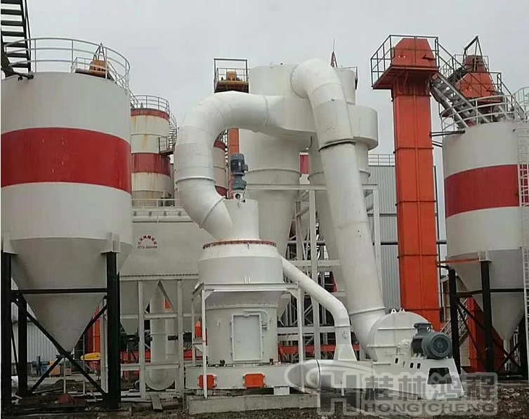 鴻程大型HC1900煅燒高嶺土粉體生產(chǎn)線廣東老板安裝完畢試

車