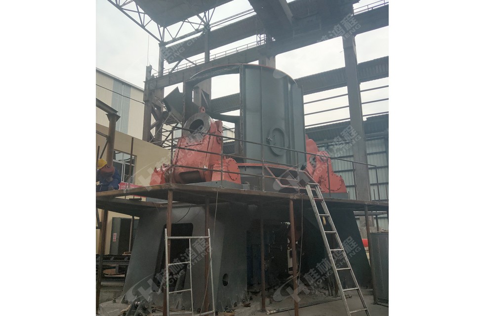 桂林鴻程立磨制粉設備總包項目安裝中 桂林鴻程立磨制粉設備總包項目安裝中